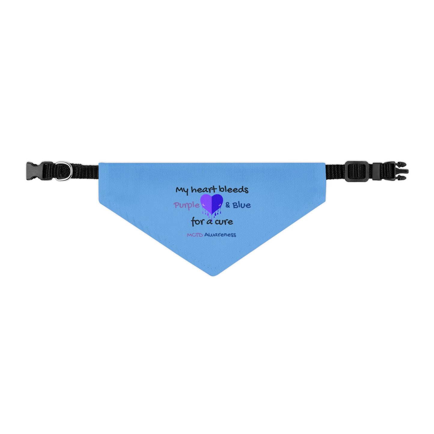 MCTD Awareness Pet Bandana Collar