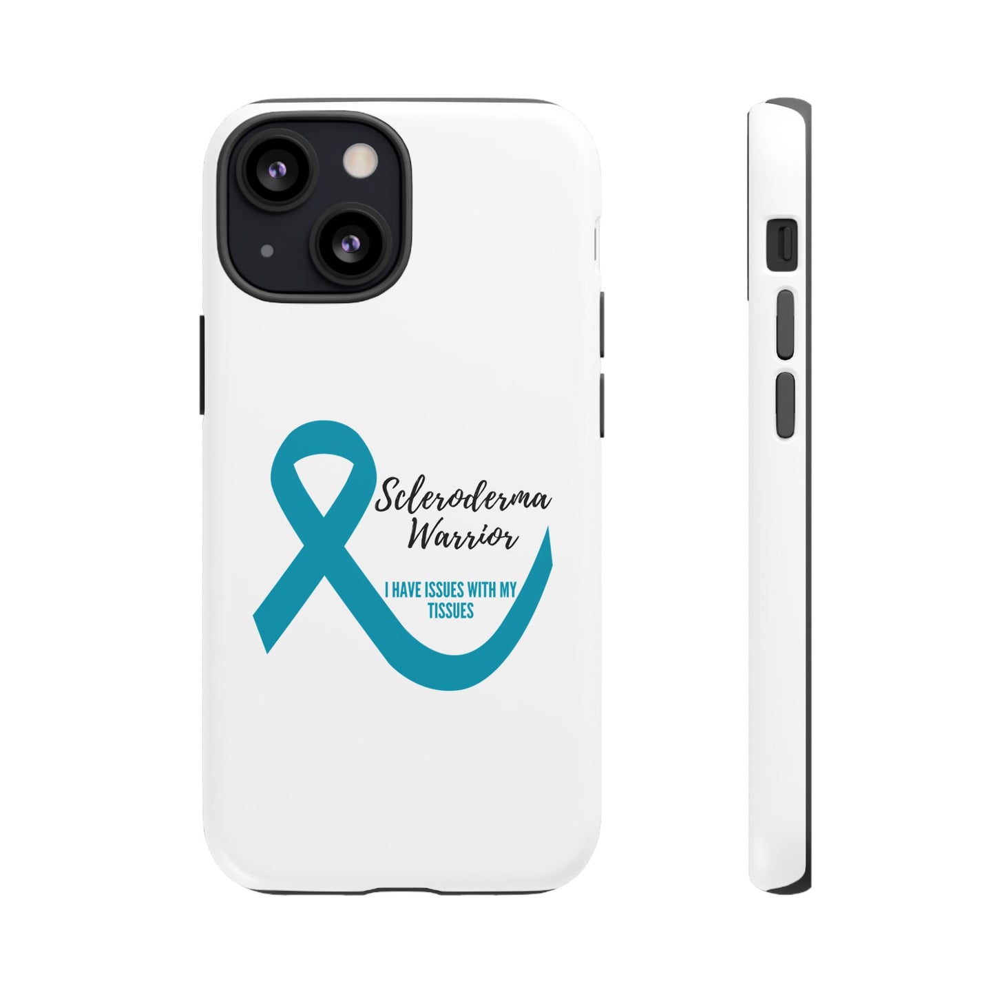 iPhone scleroderma warrior tough phone Cases