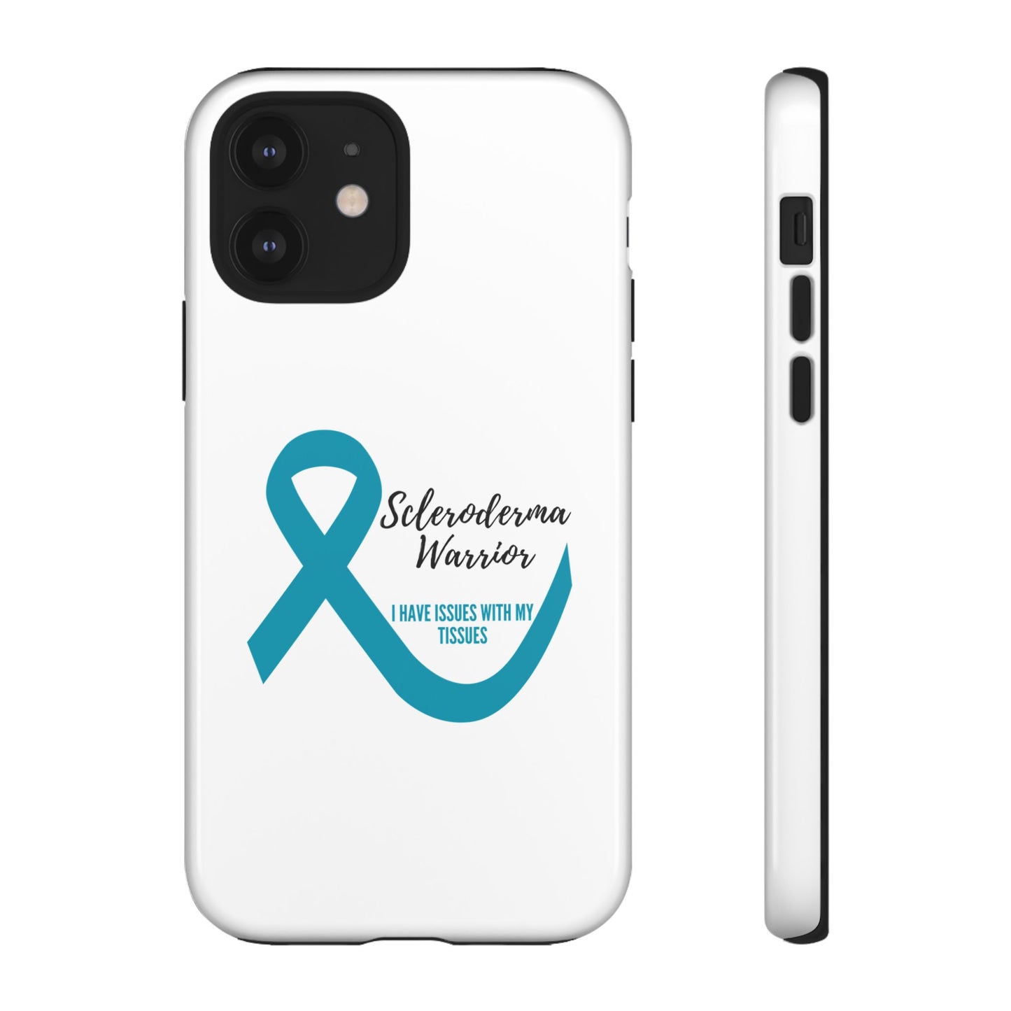 iPhone scleroderma warrior tough phone Cases