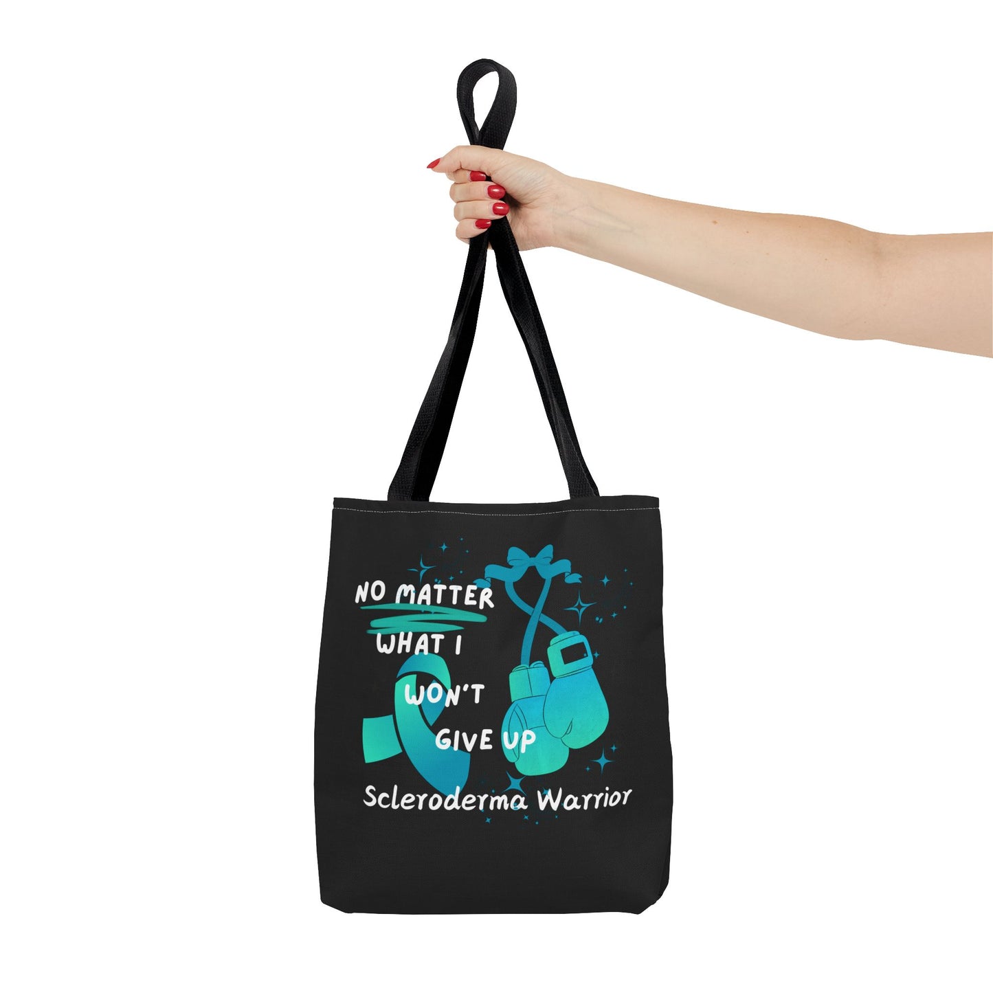 Scleroderma Warrior No Matter What I Won't Give Up Tote Bag