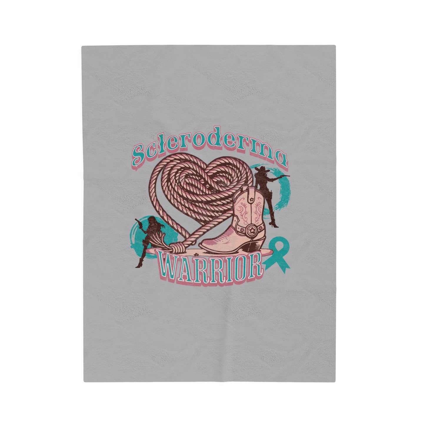 Scleroderma Warrior Valentine Velveteen Plush Blanket