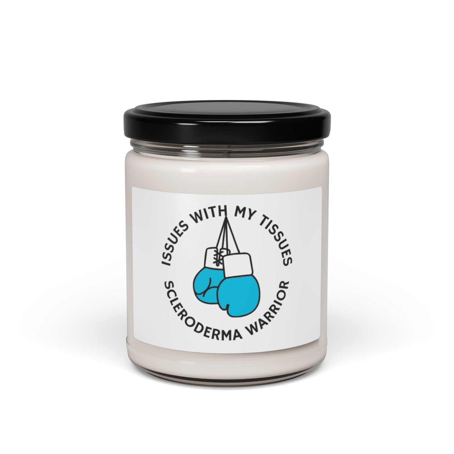 Scented Soy Candle, 9oz scleroderma warrior