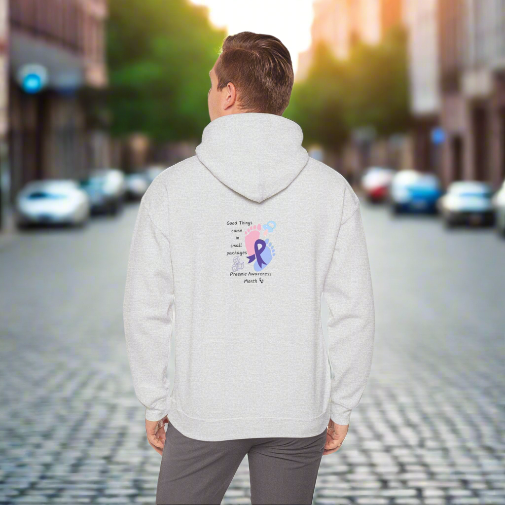 Preemie Awareness Hoodie Unisex Hooded Sweatshirt