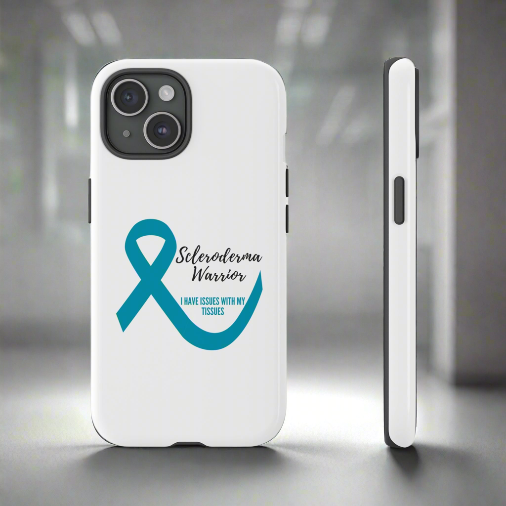 iPhone scleroderma warrior tough phone Cases