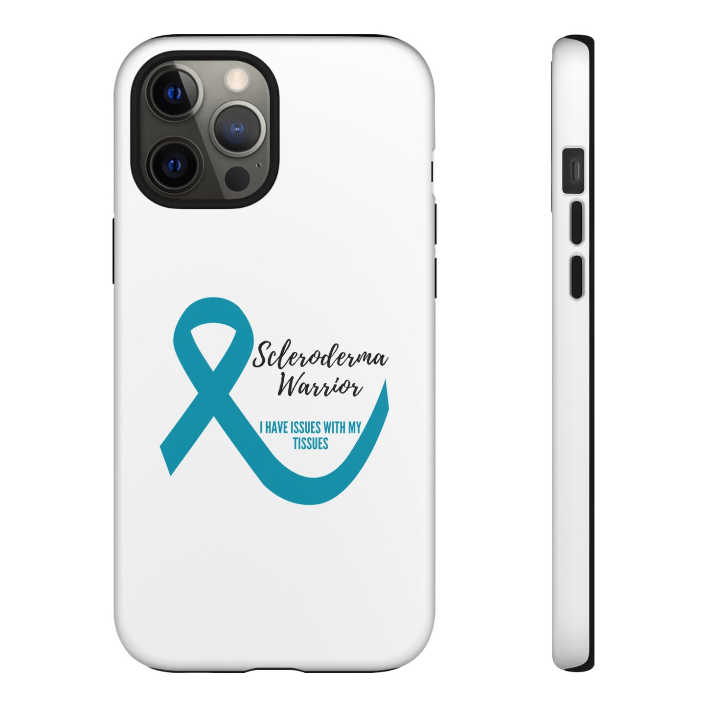 iPhone scleroderma warrior tough phone Cases