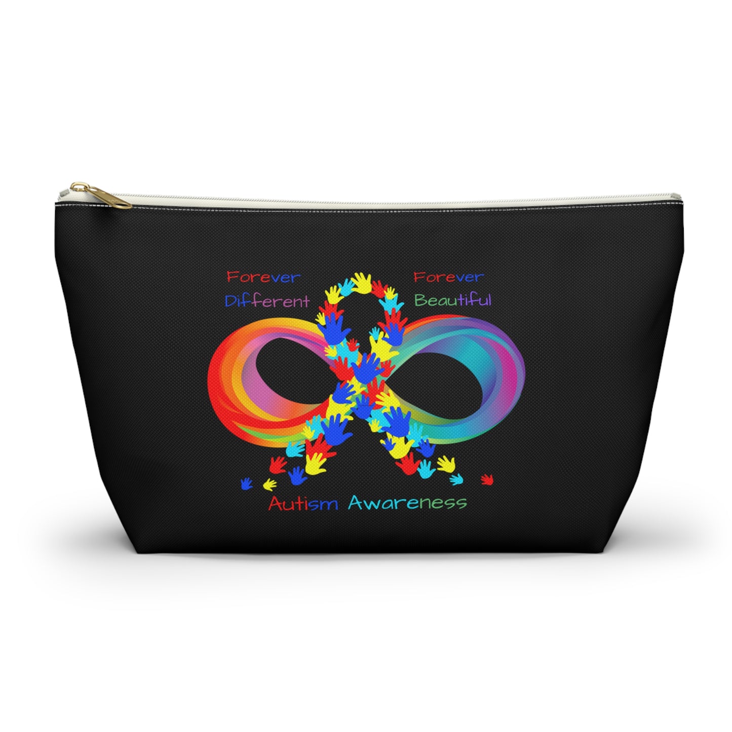 Autism Awareness Makeup Bag Travel Accessory Pouch