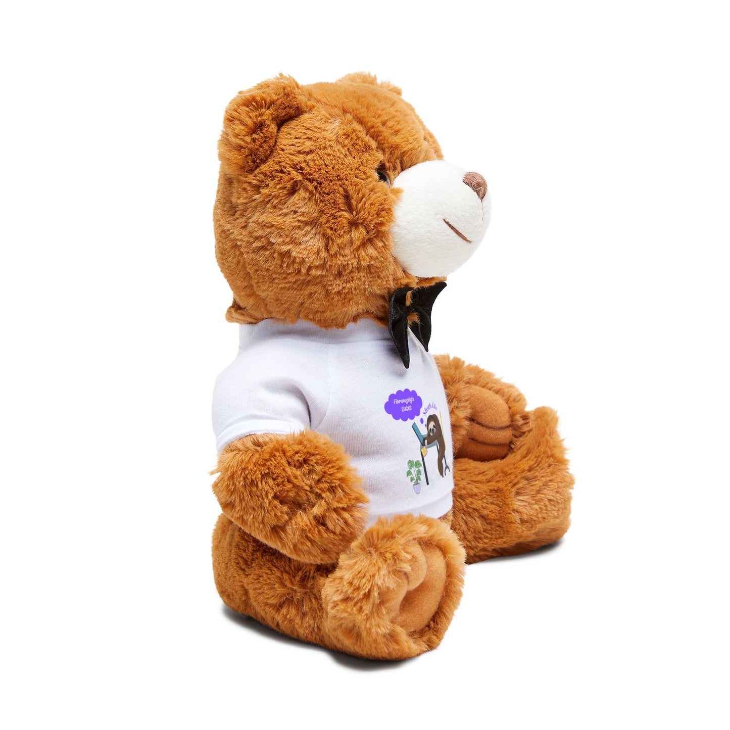 Fibromyalgia Sucks Teddy Bear with T-Shirt