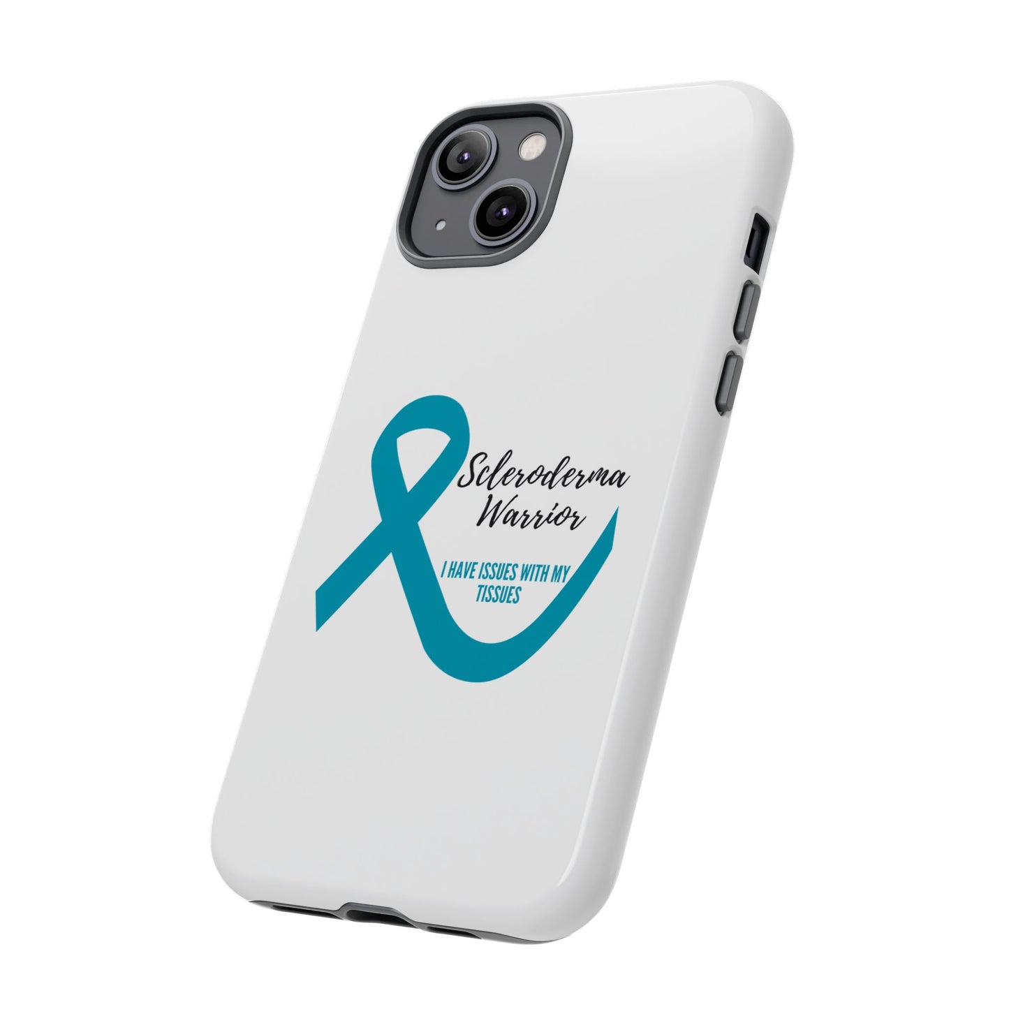 iPhone scleroderma warrior tough phone Cases