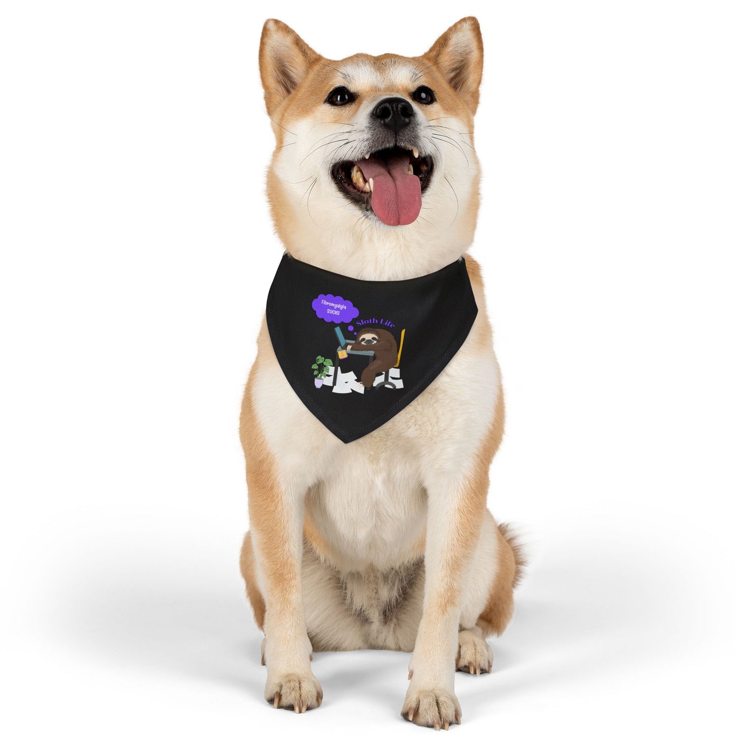 Fibromyalgia Sucks Pet Bandana Collar