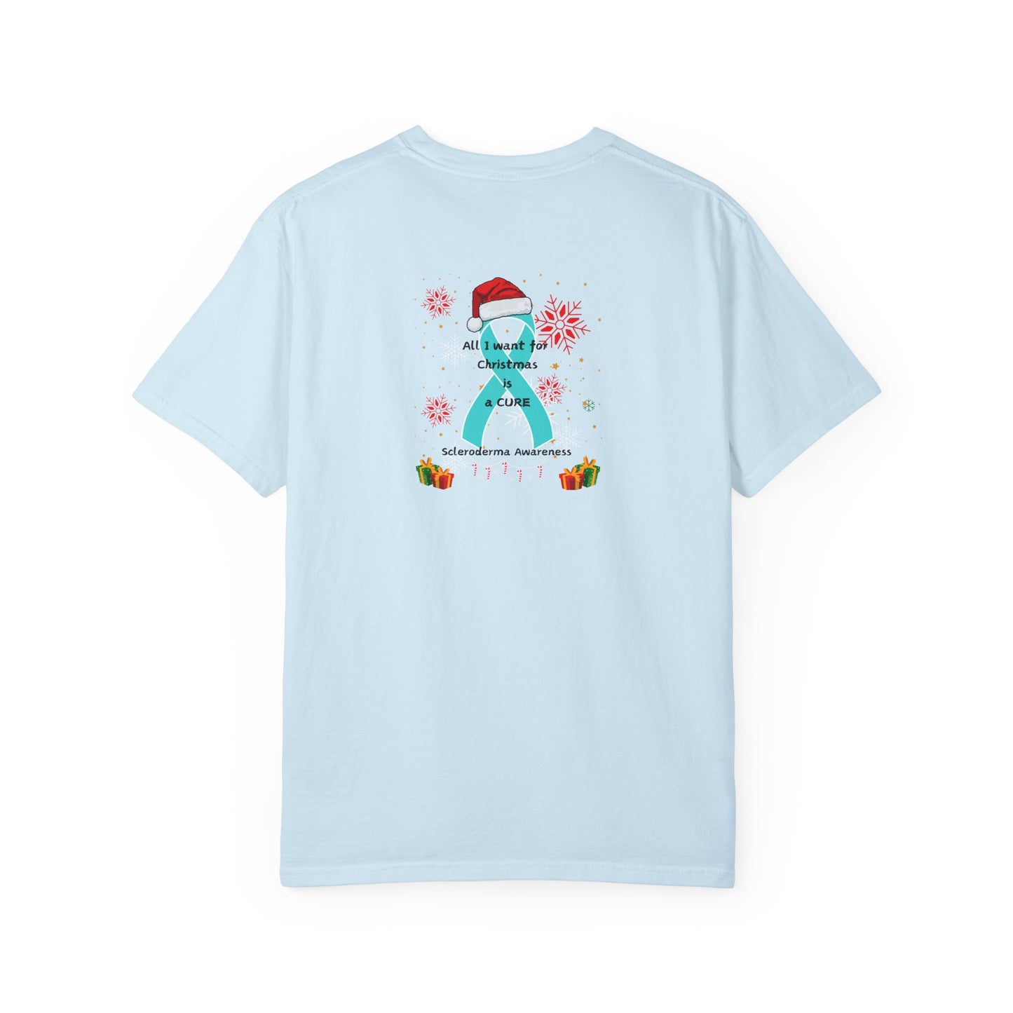 Scleroderma Awareness Unisex T-shirt All I Want for Christmas is a Cure