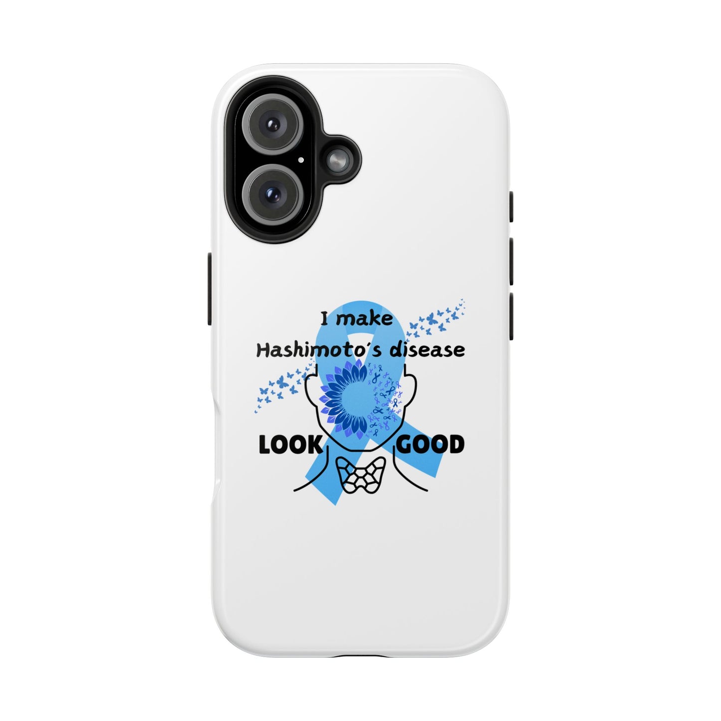 Hashimoto's Disease Awareness Phone Case, Tough iPhone Case