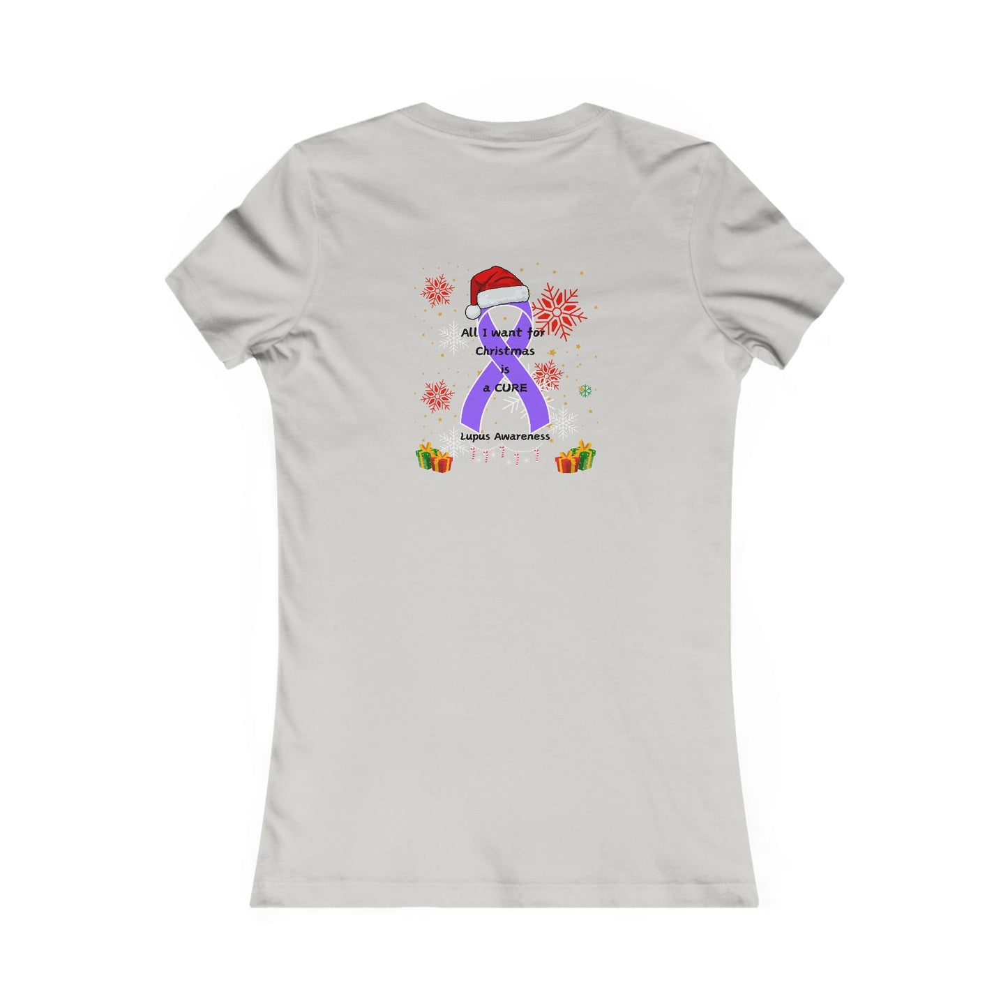 Lupus Awareness All I Want for Christmas Women's Favorite Tee