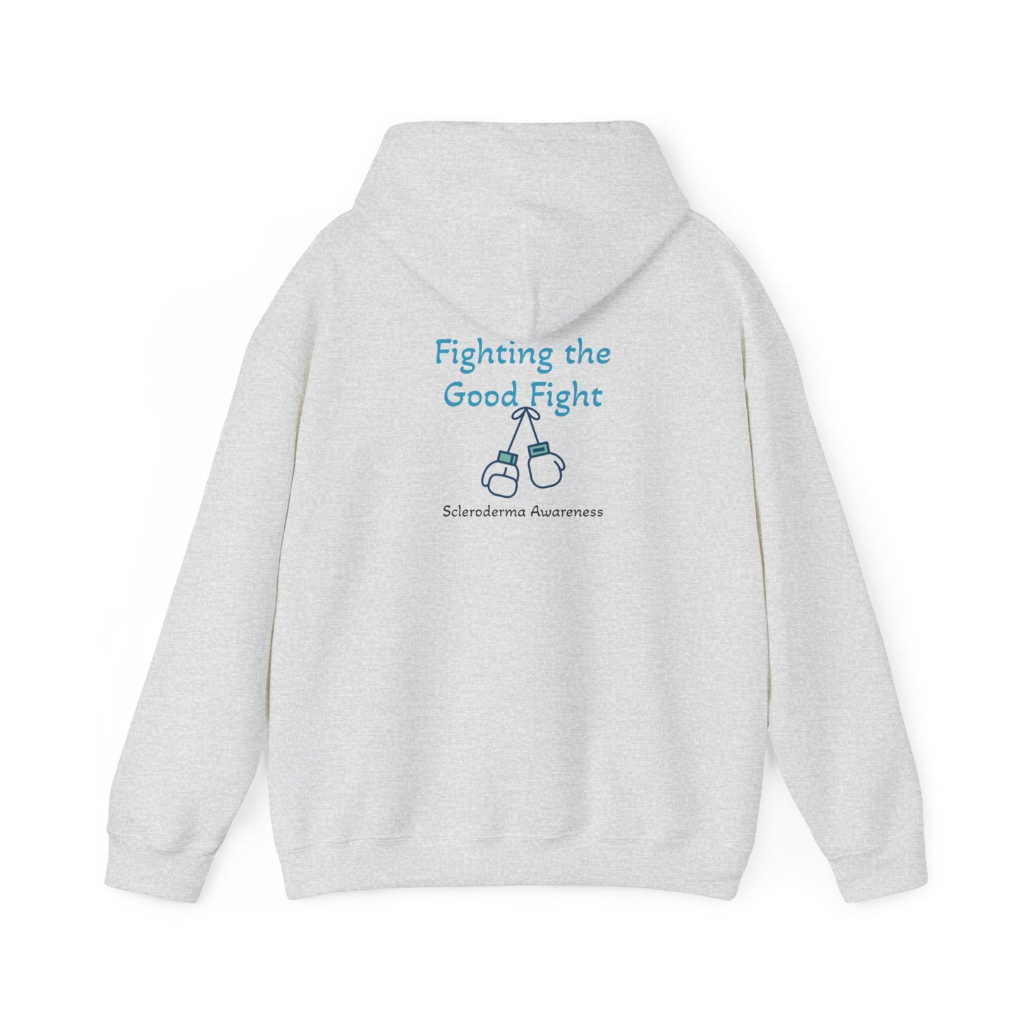 Scleroderma Warrior Fighting the good fight Unisex Heavy Blend™ Hooded Sweatshirt