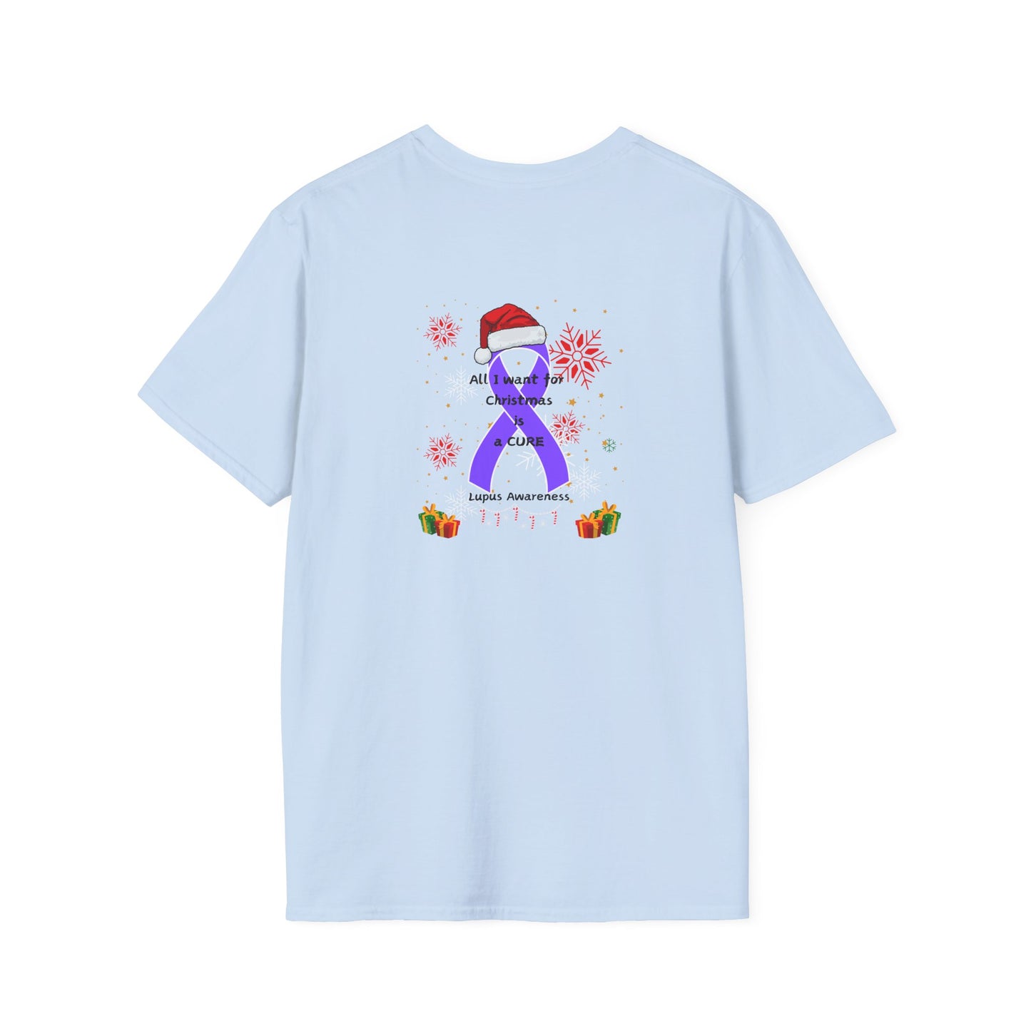 Lupus Awareness All I Want for Christmas Unisex Softstyle T-Shirt