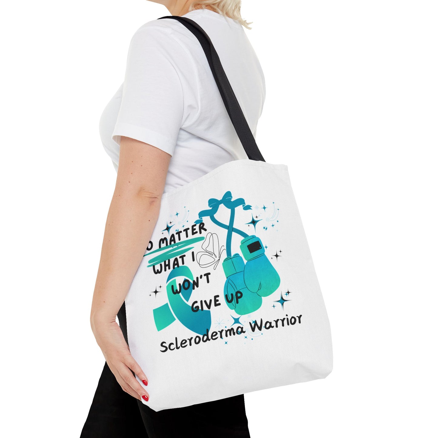 Scleroderma Warrior No Matter What I Won't Give Up  Tote Bag