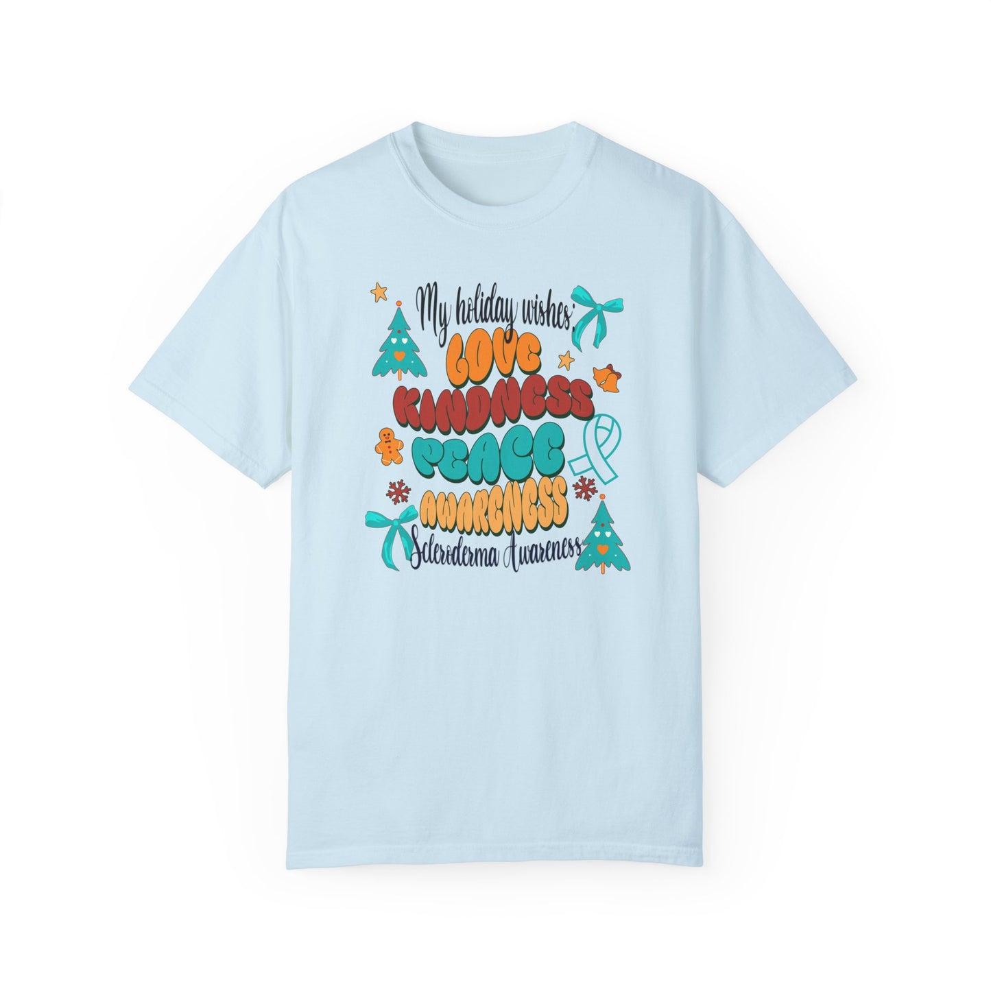 Scleroderma Awareness Holiday Wishes Unisex T-shirt