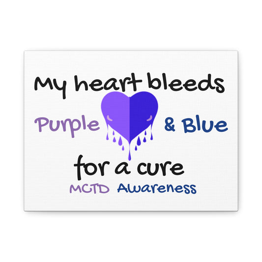 MCTD Awareness Home Decor Matte Canvas, Stretched, 1.25"