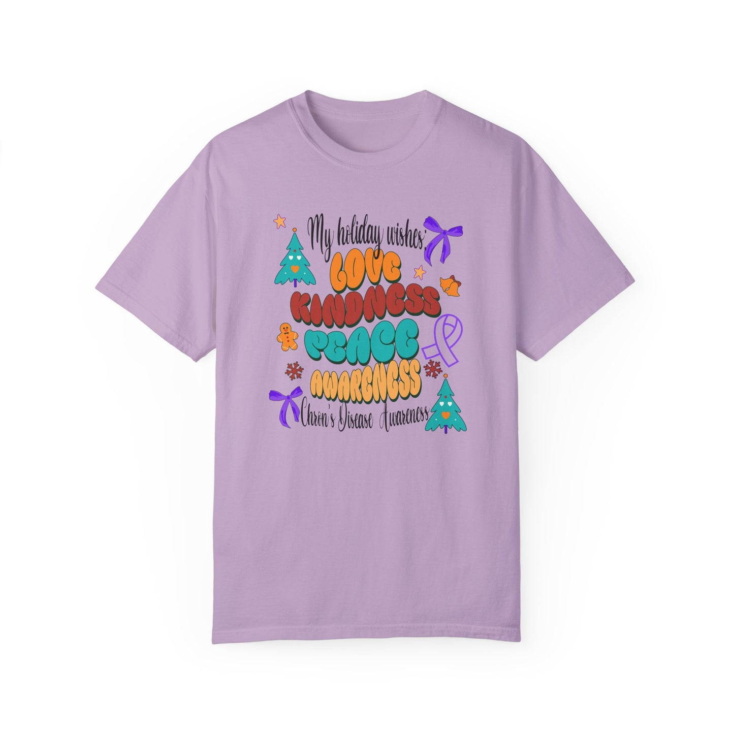 Chron's Disease Awareness Holiday Theme T-shirt