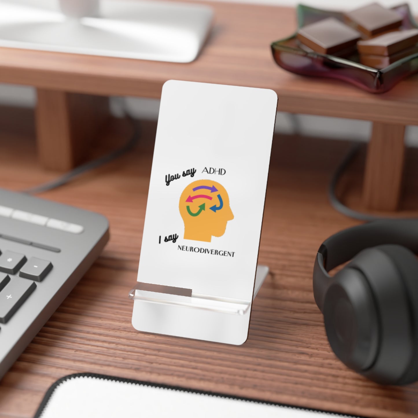 ADHD Awareness Phone Mobile Display Stand for Smartphones