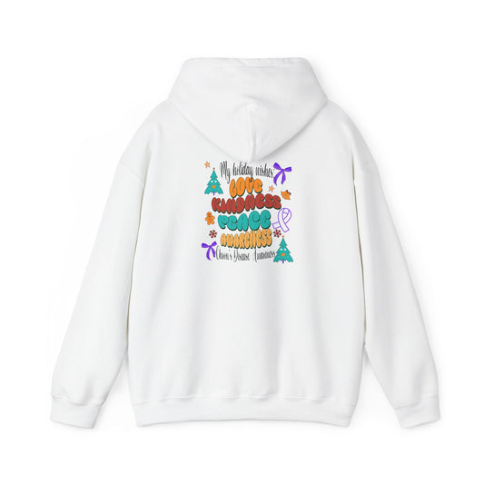 Chron's Disease Awareness Holiday Theme Hoodie Hooded Sweatshirt