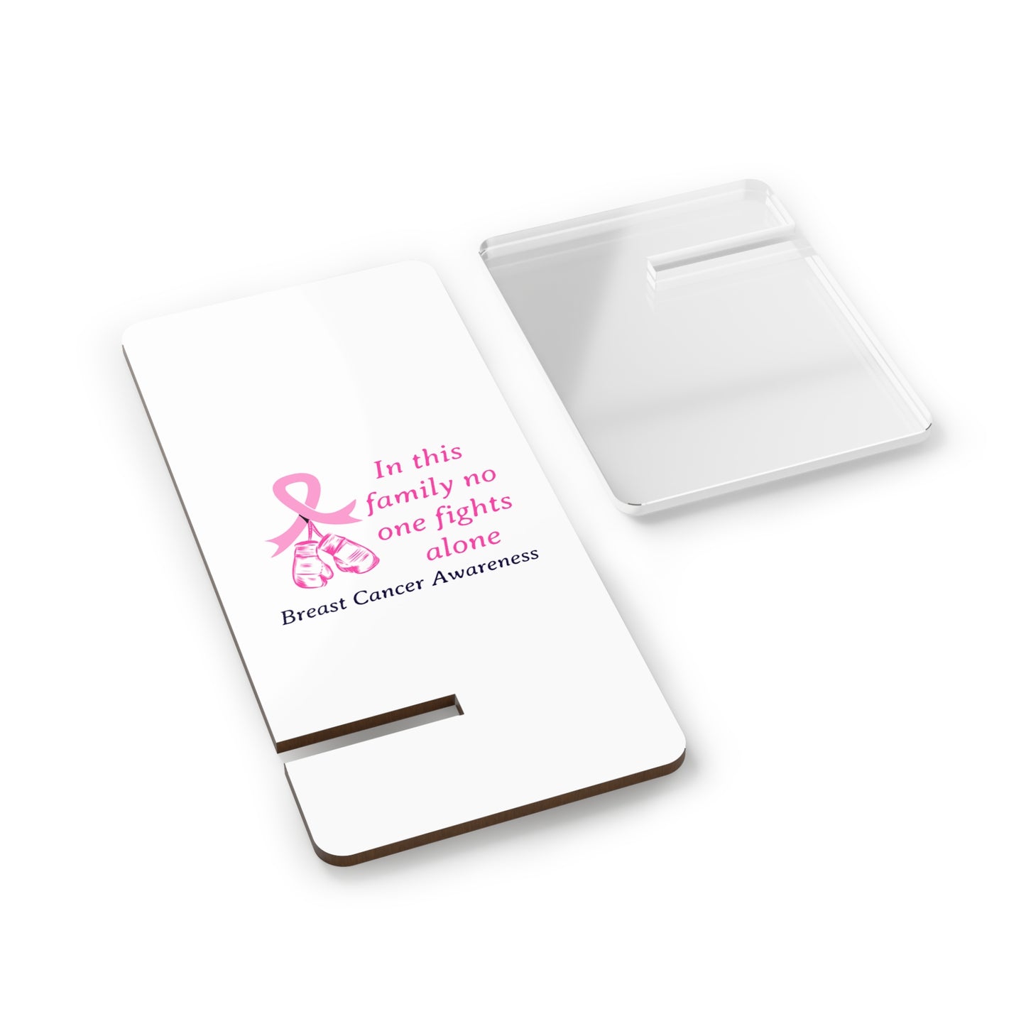 Breast Cancer Awareness Phone Mobile Display Stand for Smartphones