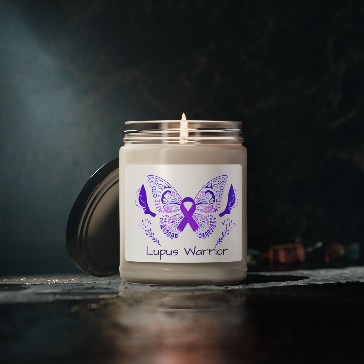 Lupus Warrior Scented Soy Candle, 9oz