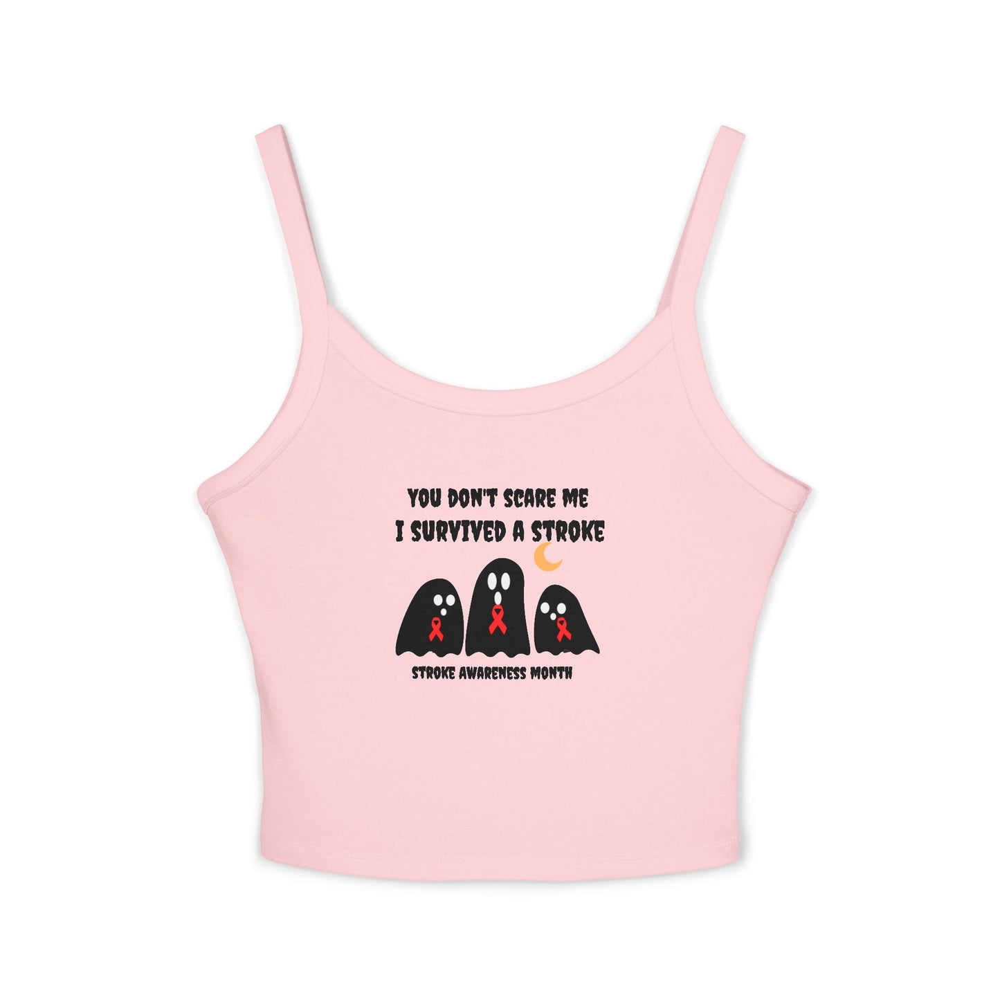 Stroke Awareness Halloween Women's Spaghetti Strap Tank Top