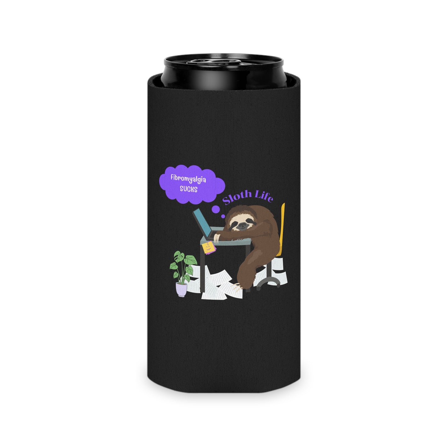 Fibromyalgia Sucks Coozie Can Cooler