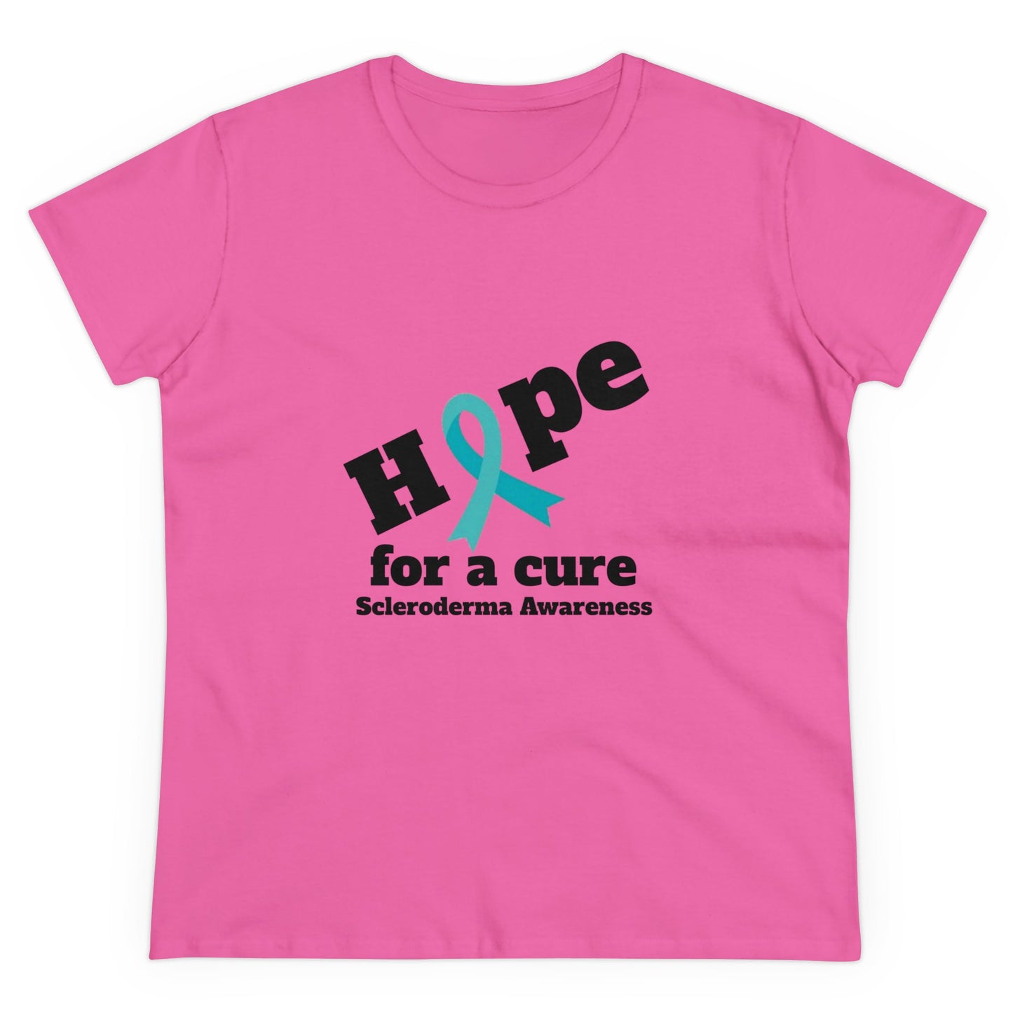 Scleroderma awareness hope for a cure Women's Midweight Cotton Tee