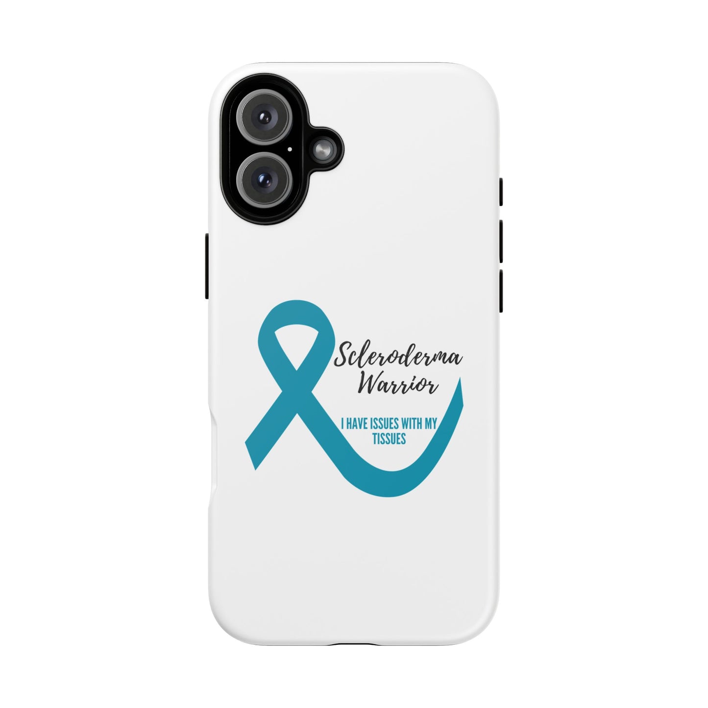 iPhone scleroderma warrior tough phone Cases