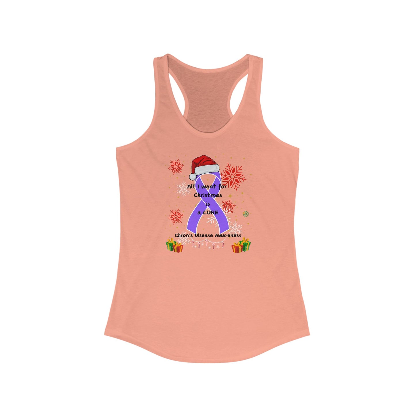 Chron's Disease Awareness Women's Ideal Racerback Tank