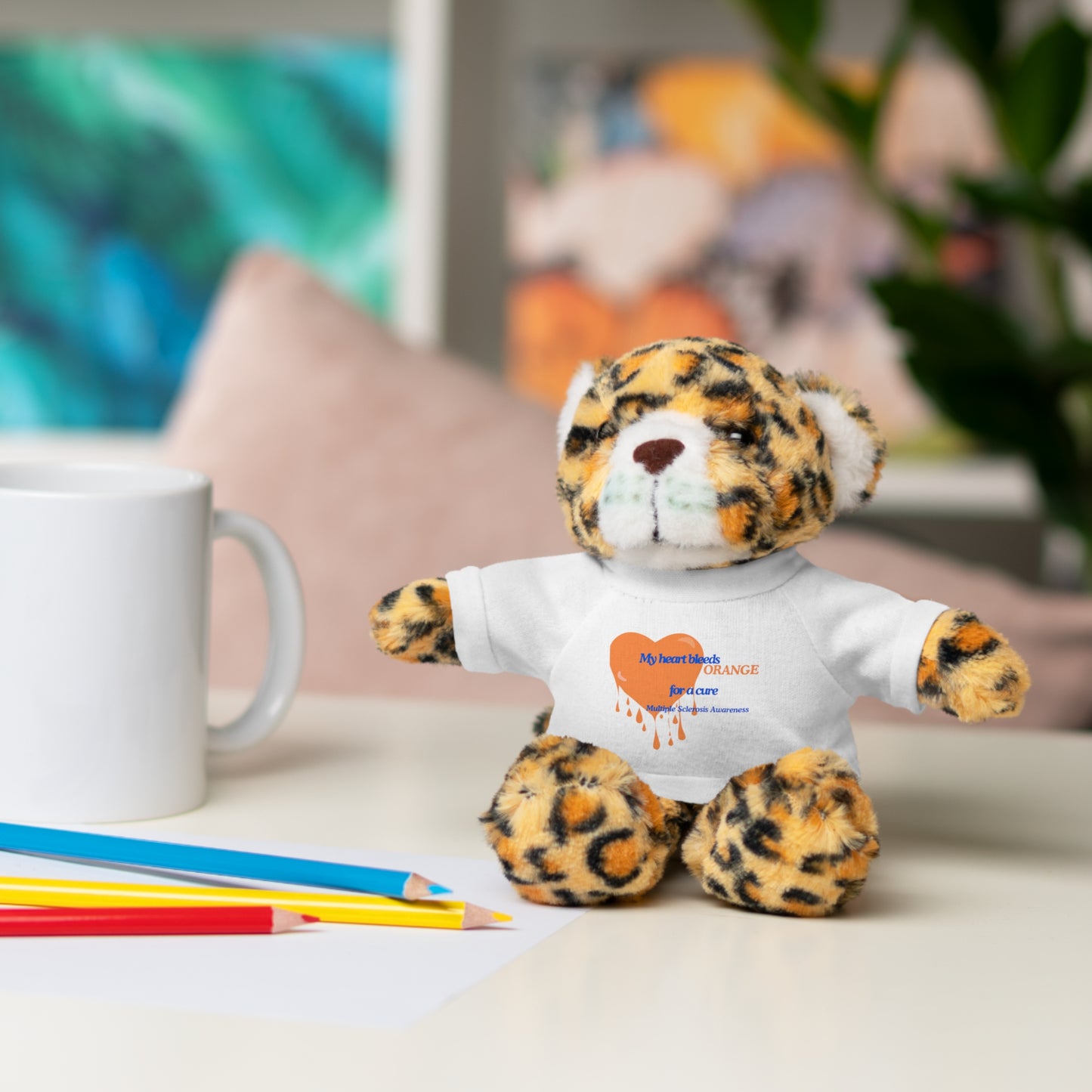 Multiple Sclerosis Awareness Stuffed Animals with Tee