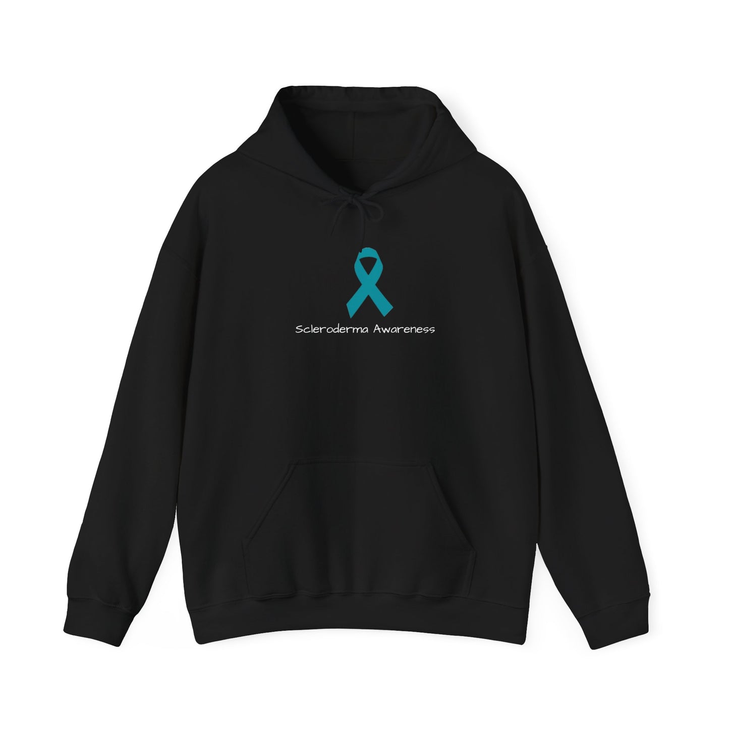 Scleroderma awareness I wear teal for someone I love Unisex Heavy Blend™ Hooded Sweatshirt