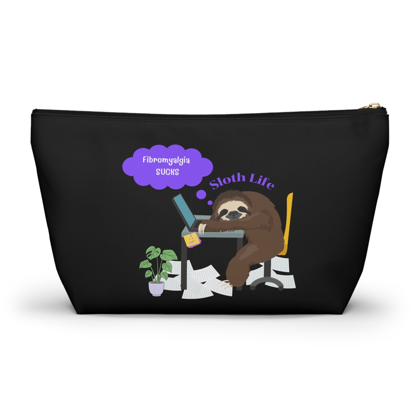 Fibromyalgia Sucks Accessory Pouch Makeup bag travel purse