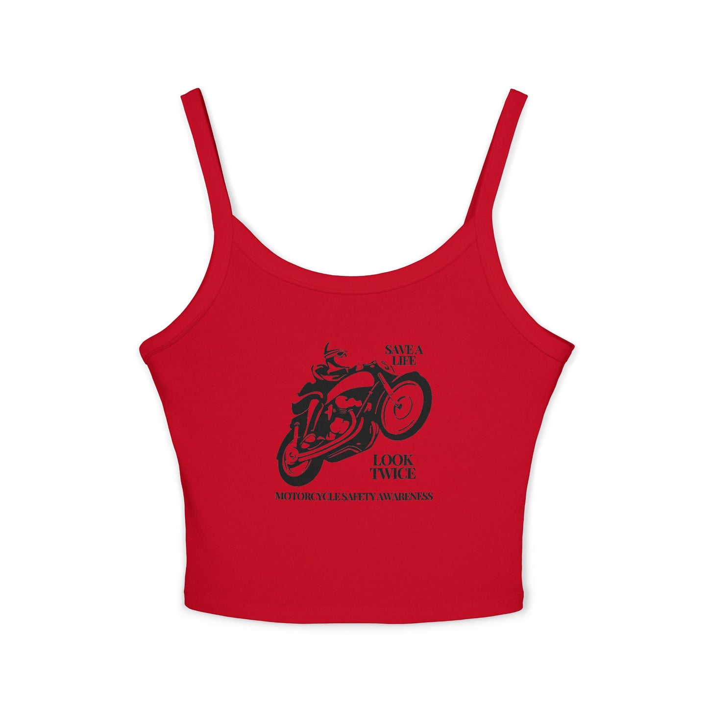 Motorcycle Safety Awareness Women's Spaghetti Strap Tank Top