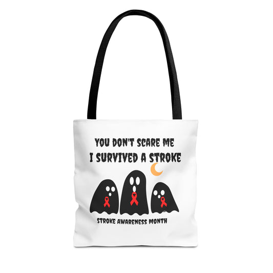 Stroke Awareness Halloween Tote Bag (AOP)