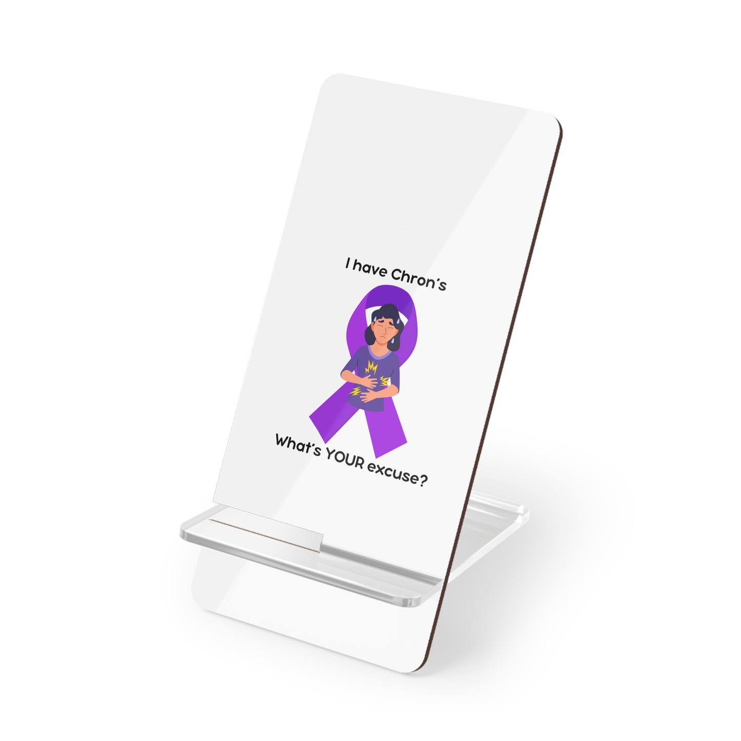 Chron's Disease Awareness Phone Stand Mobile Display Stand for Smartphones