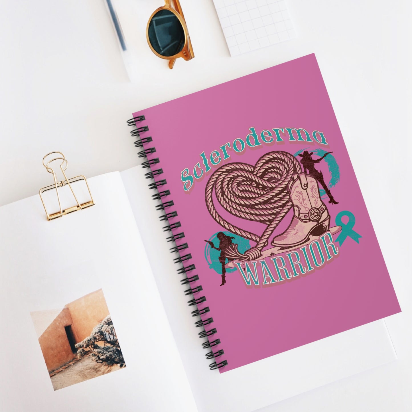 Scleroderma Valentine Journal Spiral Notebook - Ruled Line