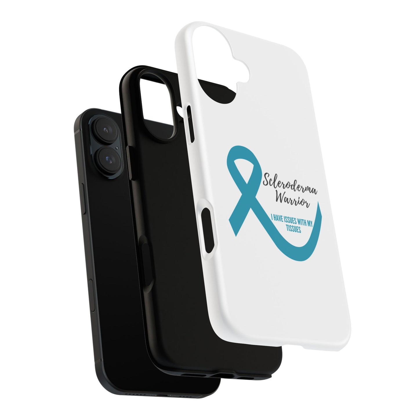 iPhone scleroderma warrior tough phone Cases