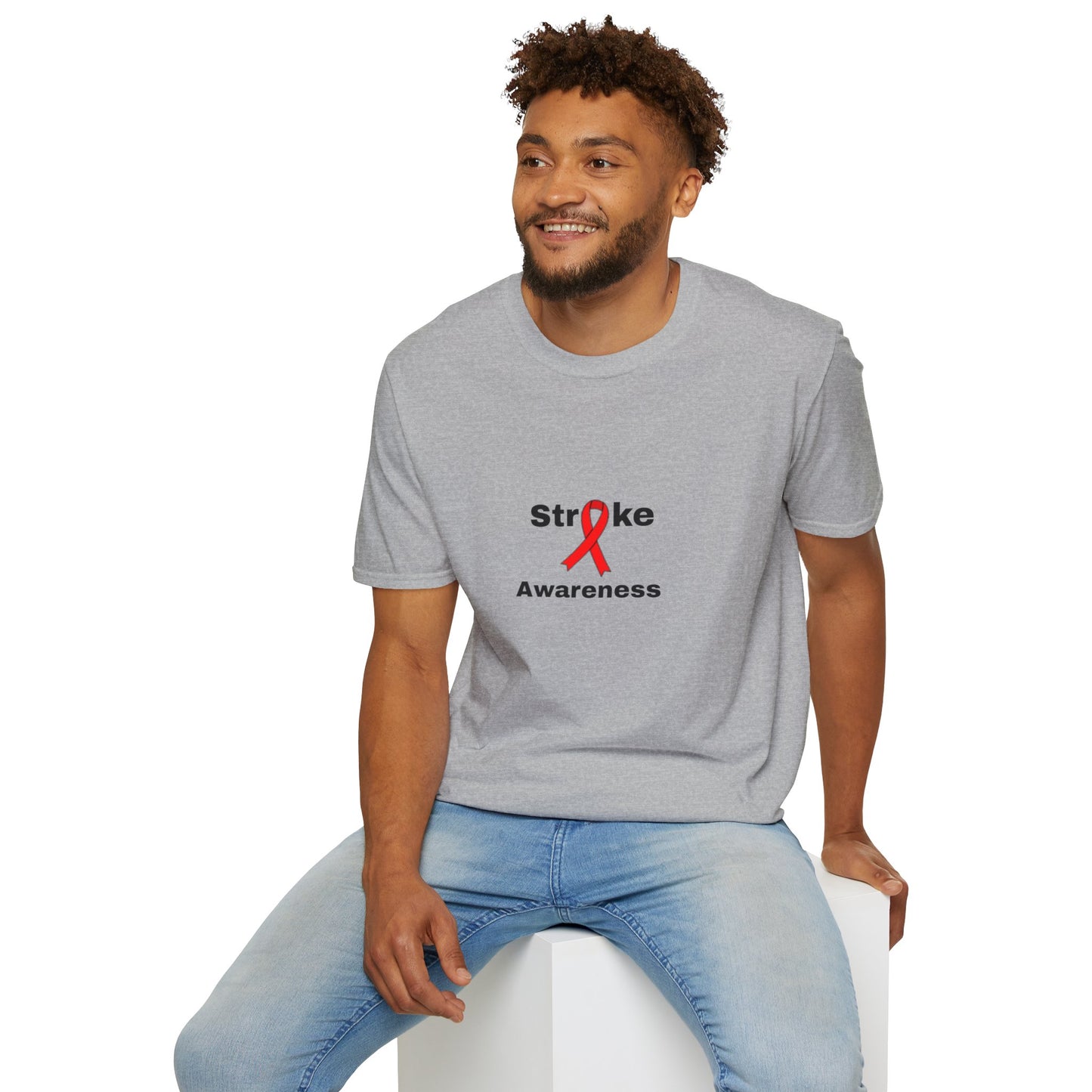 Unisex Softstyle T-Shirt stroke awareness world stroke day October 29