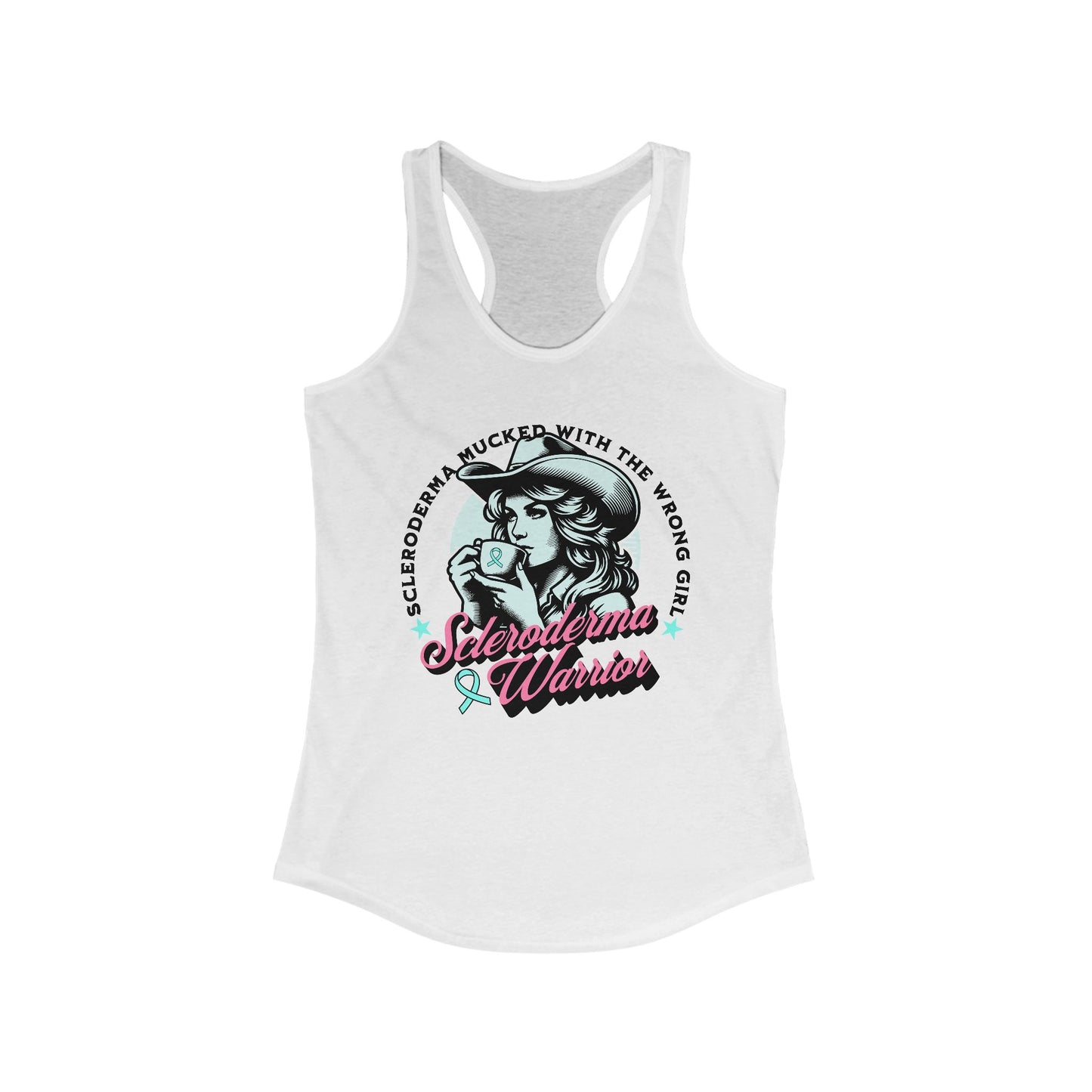 Scleroderma Warrior Women's Racerback Tank