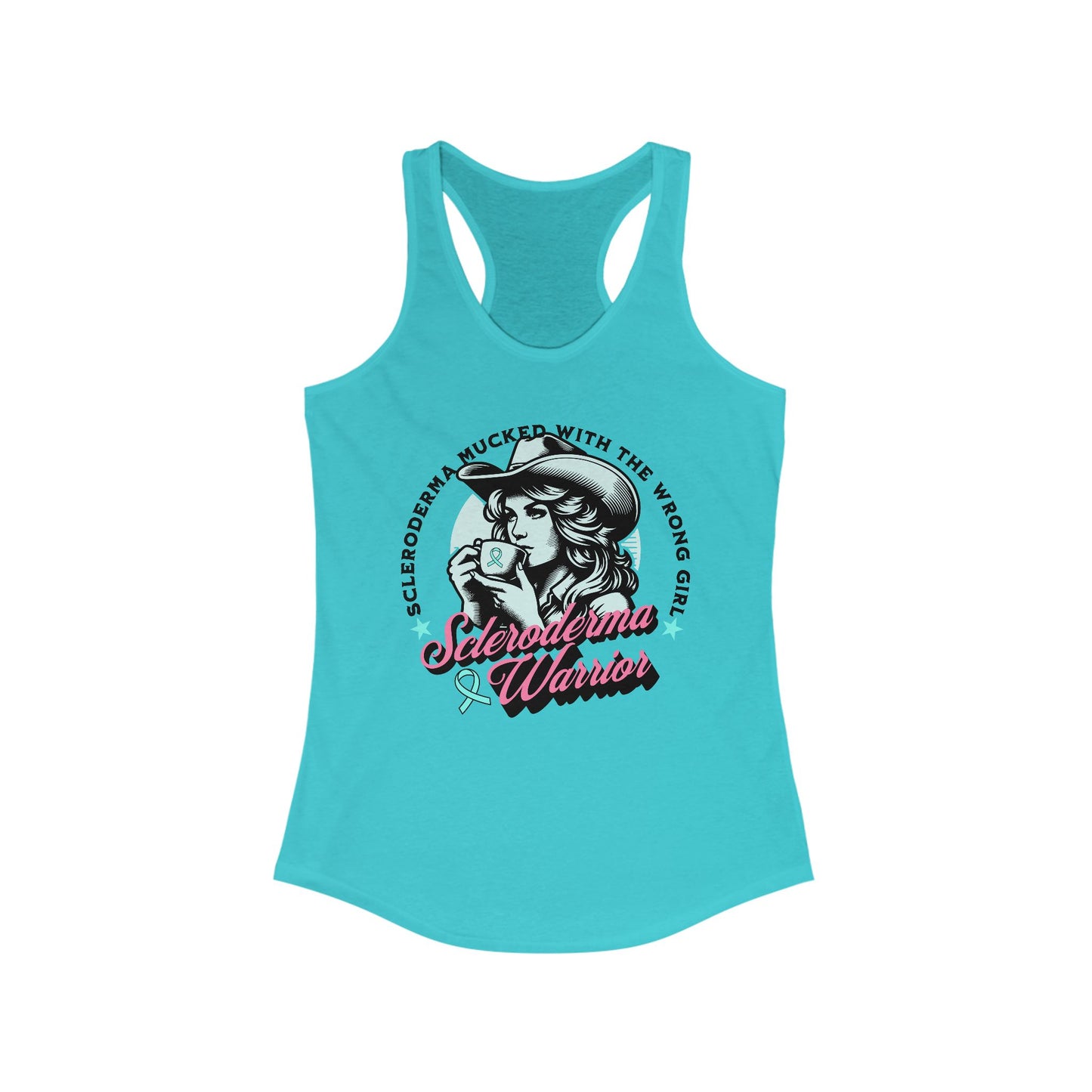 Scleroderma Warrior Women's Racerback Tank