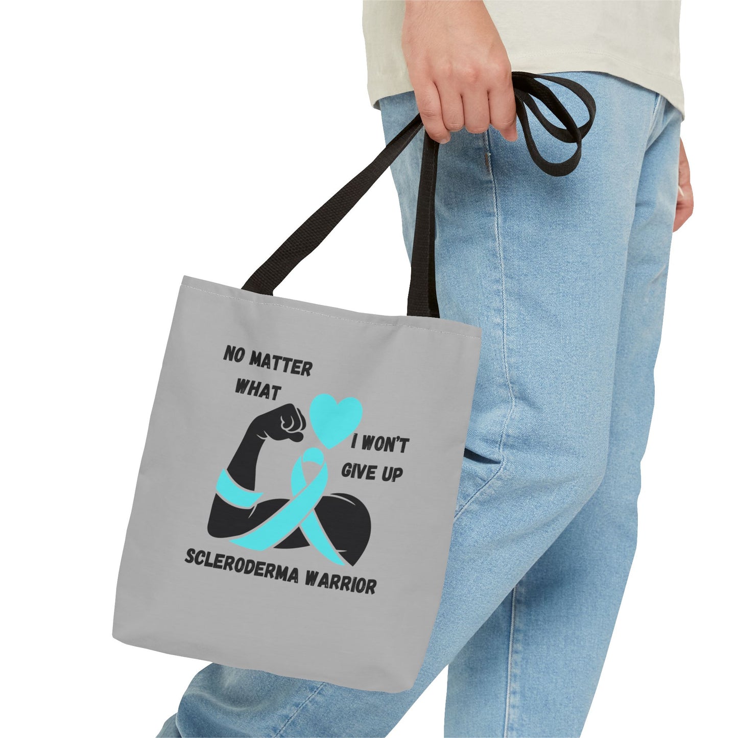 Scleroderma Awareness "I Won't Give Up" Tote Bag