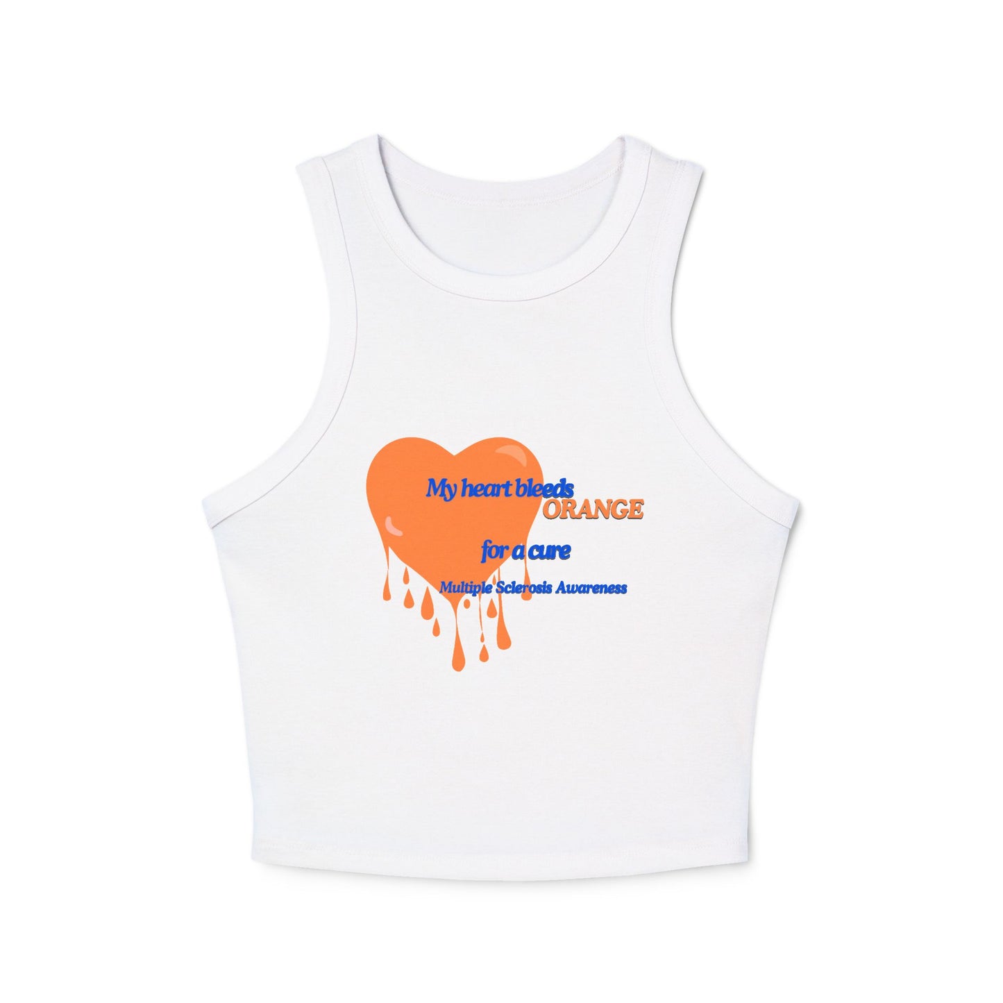 Multiple Sclerosis Awareness Women's Micro Rib Racer Tank Top