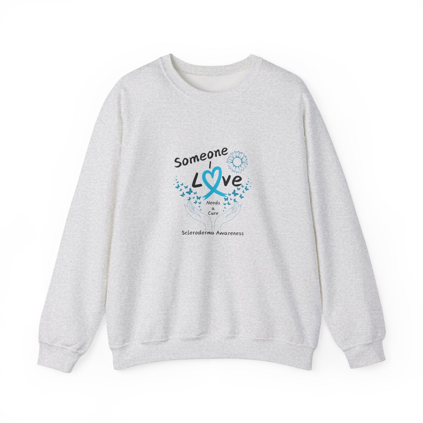 Scleroderma Awareness Unisex Heavy Blend™ Crewneck Sweatshirt