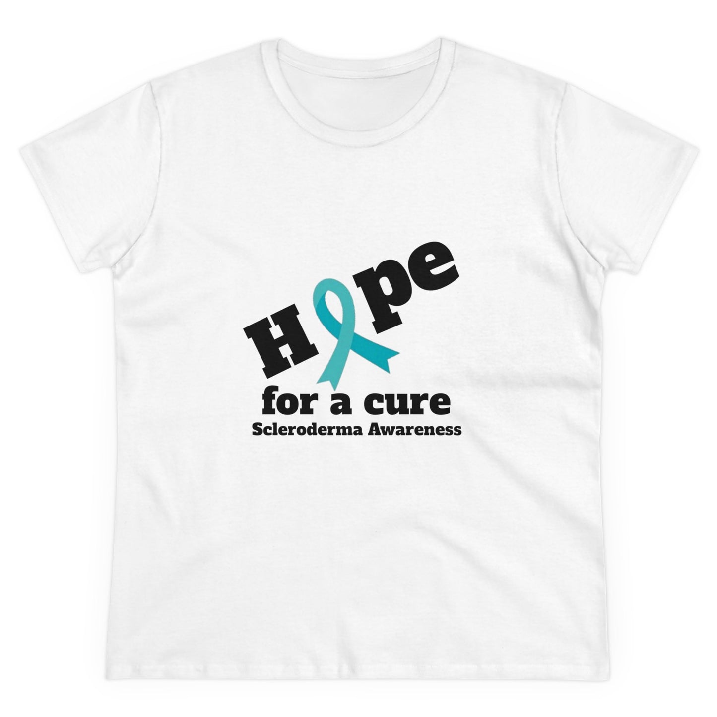 Scleroderma awareness hope for a cure Women's Midweight Cotton Tee