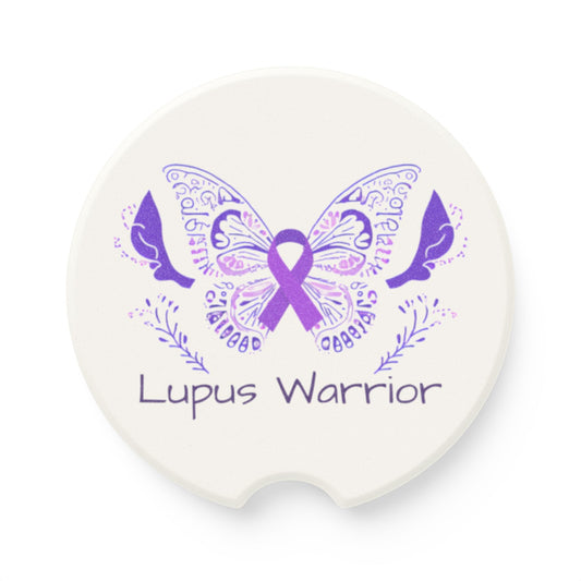 Lupus Warrior Soapstone Car Coaster