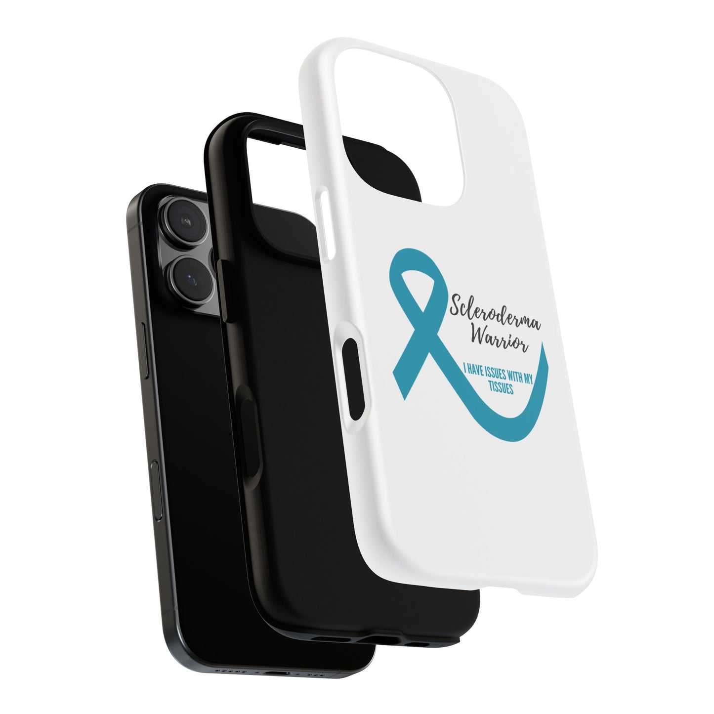 iPhone scleroderma warrior tough phone Cases